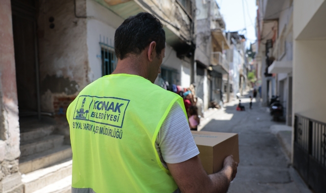 Konak’ta dayanışma geleneği bu bayram da devam ediyor