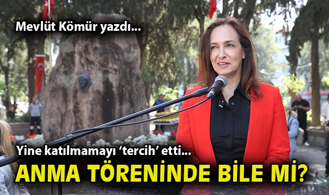 Yine katılmamayı 'tercih' etti... Anma töreninde bile mi?