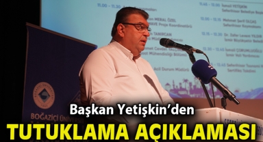 Başkan Yetişkin'den Başkan Yardımcısı Pehlivan'ın tutuklanmasına ilişkin açıklama!