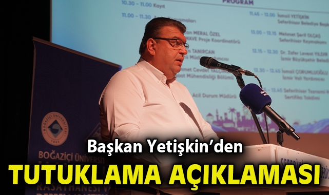 Başkan Yetişkin'den Başkan Yardımcısı Pehlivan'ın tutuklanmasına ilişkin açıklama!