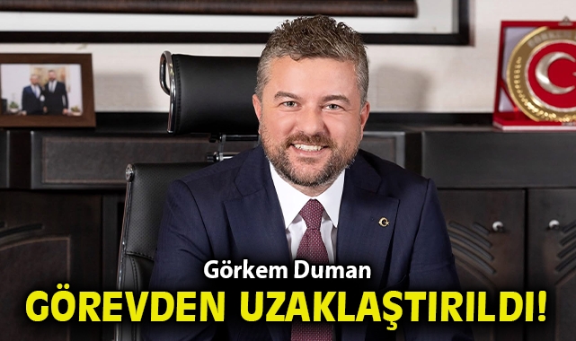 Buca Belediye Başkanı Görkem Duman görevden uzaklaştırıldı