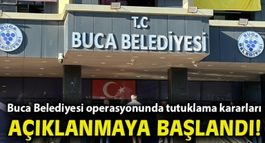 Buca Belediyesi operasyonunda yeni gelişme... Tutuklama kararları gelmeye başladı!