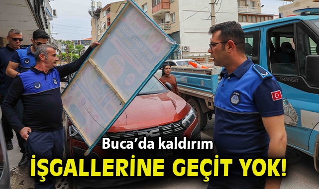 Buca’da kaldırım işgallerine geçit yok