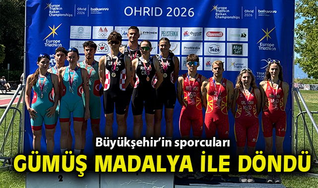 Büyükşehir’in sporcuları gümüş madalya ile döndü
