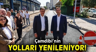Çamdibi’nin yolları yenileniyor