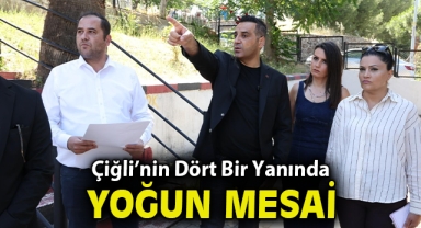 Çiğli’nin Dört Bir Yanında Yoğun Mesai
