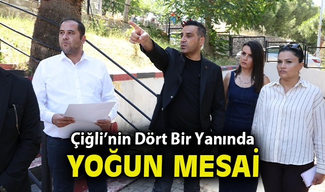 Çiğli’nin Dört Bir Yanında Yoğun Mesai