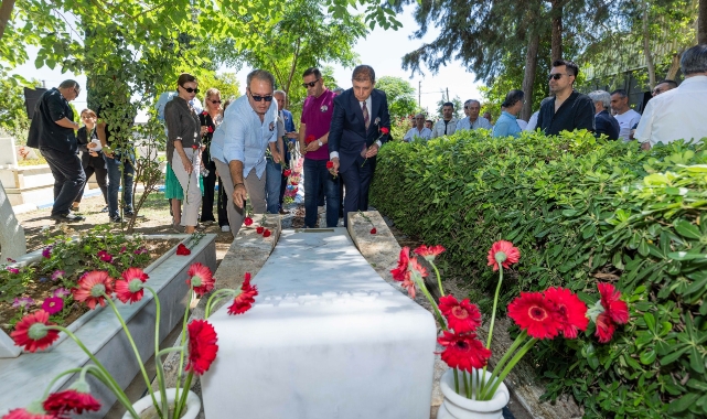 Efsane başkan mezarı başında anıldı!