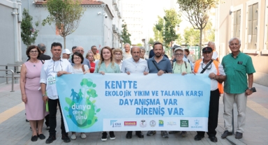Ekolojik yıkıma karşı Konak’tan ses yükselttiler