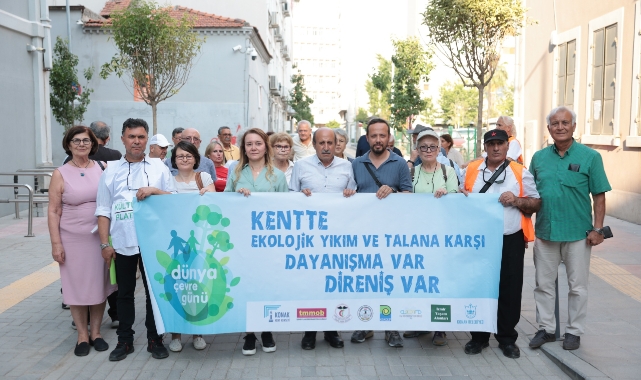 Ekolojik yıkıma karşı Konak’tan ses yükselttiler