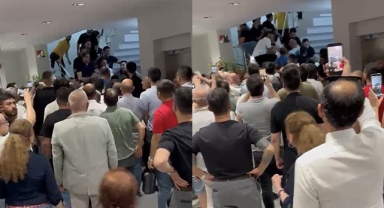 Gümrükçü'nün İl Binasına gelmesi sonrası arbede yaşandı!