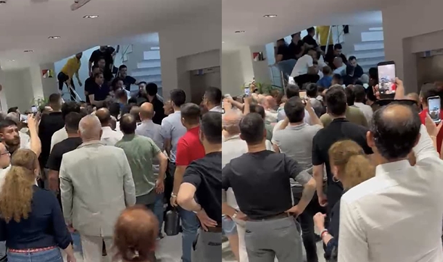 Gümrükçü'nün İl Binasına gelmesi sonrası arbede yaşandı!