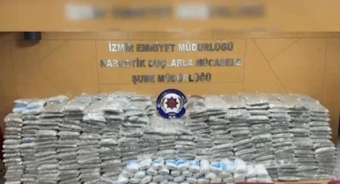 İzmir’de düzenlenen operasyonda 764 kilogram uyuşturucu madde ele geçirildi