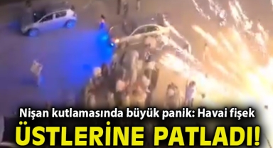 İzmir'de nişan kutlamasında büyük panik: Havai fişek kalabalığın üzerine patladı