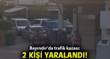 İzmir’de trafik kazası: 2 yaralı