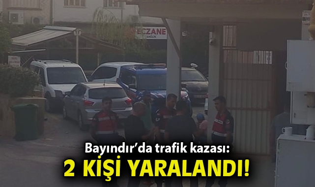 İzmir’de trafik kazası: 2 yaralı