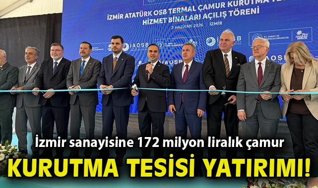 İzmir sanayisine 172 milyon liralık çamur kurutma tesisi yatırımı