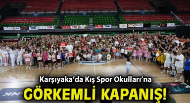 Karşıyaka’da Kış Spor Okulları’na görkemli kapanış
