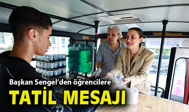 Kent Lokantası öğrenci otobüsleri tatile girdi: Başkan Sengel’den öğrencilere tatil mesajı