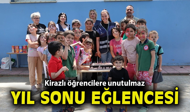 Kirazlı öğrencilere unutulmaz yıl sonu eğlencesi