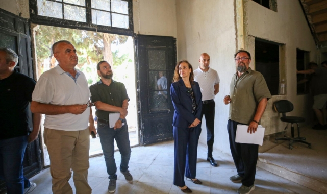 Latife Hanım Köşkü’nde restorasyon devam ediyor