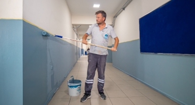 Narlıdere Belediyesi’nden okullara bakım onarım desteği