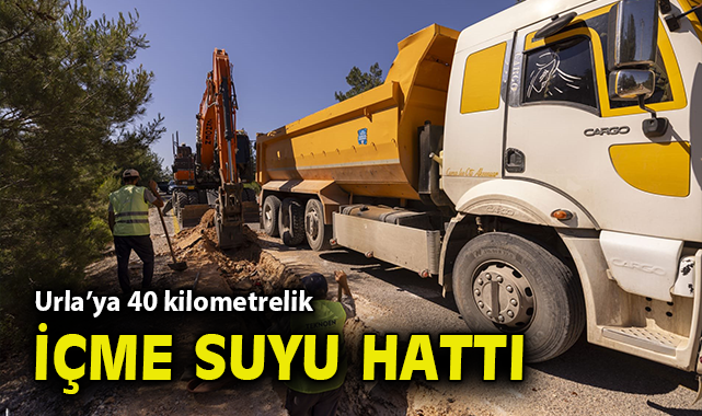 Urla’ya 40 kilometrelik içme suyu hattı