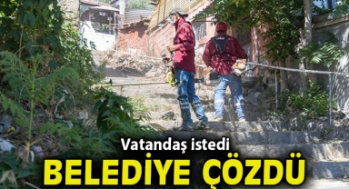 Vatandaş istedi, belediye çözdü