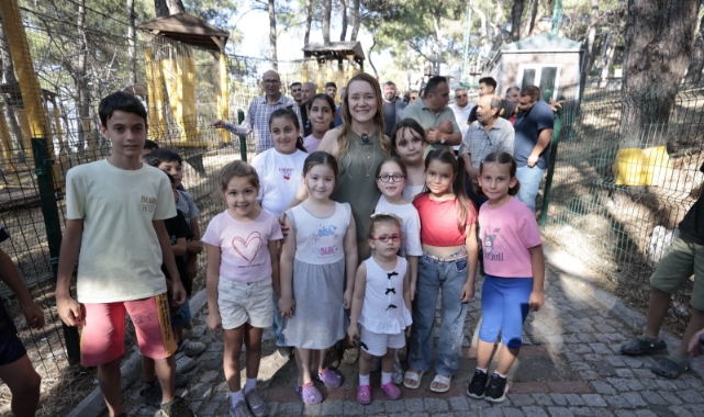 Başkan Mutlu Macera Parkı’nda çocuklarla bir araya geldi