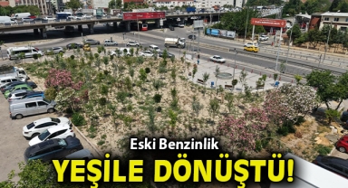 Eski Benzinlik yeşile dönüştü