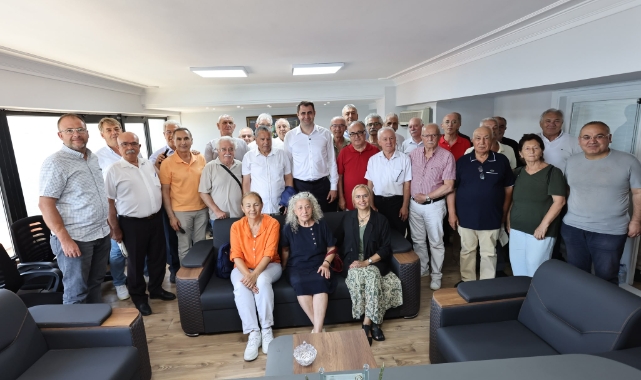 Önceki dönem ilçe başkanlarından Güç’e destek ziyareti