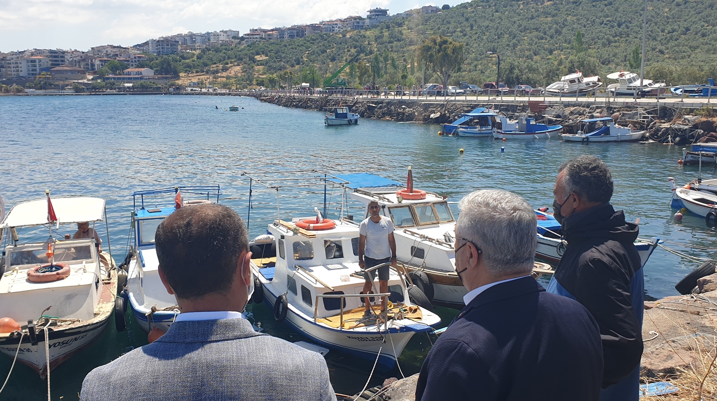 AK Partili Nasır, Dikili’de incelemelerde bulundu