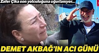 Demet Akbağ'ın Eşi Zafer Çika Son Yolculuğuna Uğurlanıyor