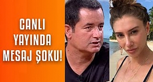 Acun Ilıcalı canlı yayında Şeyma kazası yaşadı! Şeyma mesajda ne yazdı?